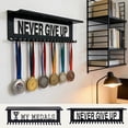 thumbnail image 1 of Dianli Sports Display Medal Hanger Trophy Rack Wall Mount Organizer Medal Display Shelf for Races Gymnastics Soccer Basketball Running Event Awards Storage, 1 of 7