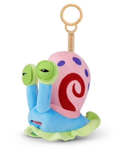Fuggler SpongeBob 5-Inch Plush Keyring Set of 5 (Spongebob, Patrick, Squidward, Gary, Plankton) by ZURU - Funny Ugly Monster Stuffed Animal with Human-Like Teeth, Collectible Bag Charm