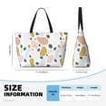 thumbnail image 4 of Kdxio Geometric Spots for Beach Bag for Women Large Beach Tote Bag Waterproof Sandproof Swim Bag with Zipper Pockets Beach Vacation Travel, 4 of 7