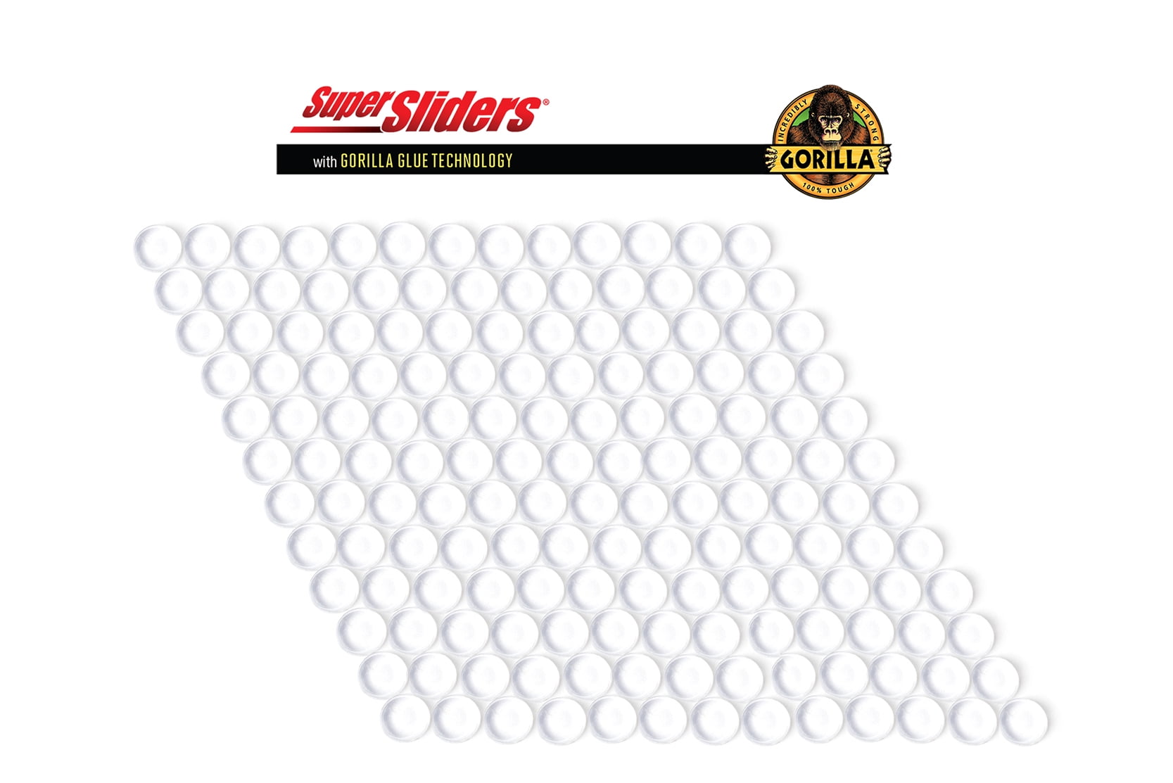 Super Sliders Super Sliders x Gorilla Glue 1/2" Round Rubber Bumpers