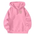thumbnail image 3 of XINXIAOO Womens Hoodies Long Sleeve Zip Hoodies for Women Oversized Sweatshirt for Women Pink Hoodies for Women Winter Tops Preppy Clothes Girl, 3 of 4
