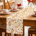 thumbnail image 5 of Orange Leaves Fall Table Runner 120 Inches Long Farmhouse Dress Scarves, Birds Branches Pine Cones Dining Tablerunner for Coffee Table/Kitchen Island/Party Décor, 13" x 120", 5 of 8