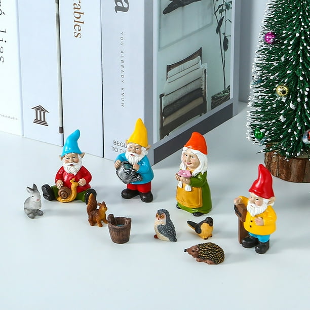 RKSTN Ring Ring Children's Gift Garden Small Animal Decoration Dwarf Resin Crafts Micro Landscape