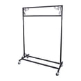 SSWBasics Boutique Vintage Single Rail Rolling Rack - 48 x 20 x 48-66 ...