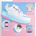 thumbnail image 2 of KOFUBOKE Roller Skate Shoes, Roller Skates and Sneakers 2 in 1, Shoes with Wheels for Girls and Boys, 2 of 6