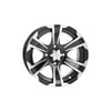 Matte Black w/Machined 14x8, 4/115, 5+3 ITP SS312 Alloy Aluminum Wheel -