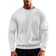thumbnail image 2 of Blusas y camisas de manga larga con cuello redondo para hombre, de pana de color liso, con bolsillos empalmados y sudadera con cuello redondo. Blusa de pana para hombre., 2 of 9