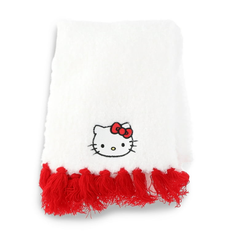◆TAW&TOE◆ OG Hello Kitty Scarf SET Sanrio Hello Kitty Women's Beanie and Scarf 2-Piece Set