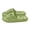 Green, variant on Bathroom Shower Slippers for Women Men with Holes Indoor House Shoes Non Slip Open Toe Quick-Dry Bath Water Slides Pool Spa Sandals