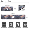 thumbnail image 3 of Yayeee Faucet Mat for Kitchen Sink 14.7" Diatomite Long Splash Guard Pad, Ethereal Mountain, 3 of 7