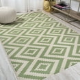 thumbnail image 5 of JONATHAN Y SANTA MONICA 3 x 5 Area Rug, Sintra Diamond Tribal - Green/Cream, SMB116B-3, 5 of 10