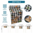 thumbnail image 6 of Easter Bunny Table Runner 36 Inches Long Farmhouse Dress Scarves, Spring Rabbits Carrots Black Buffalo Plaid Dining Tablerunner for Coffee Table/Kitchen Island/Party Décor, Small 13" x 36", 6 of 8