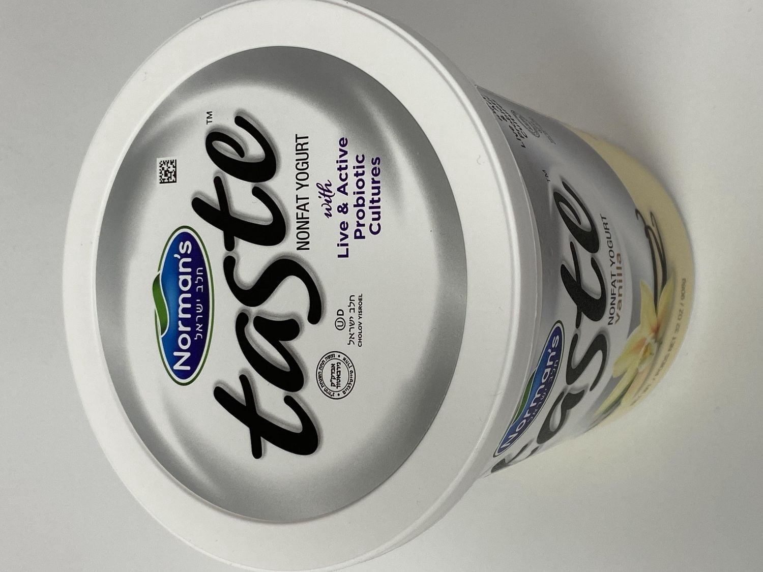 Norman's Taste Yogurt Vanilla Non Fat 2Lbs BIG
