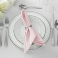 thumbnail image 5 of Lann's Linens Set of 12 Reusable Cloth Dinner Napkins, 20-inch Polyester Fabric Napkins for Holidays, Weddings and Events, Machine Washable, Pink, 5 of 8