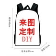 thumbnail image 2 of Unisex Numberblock Cute Anime Cartoon Graphics Printed Lightweight Backpack School Bag OneSize Casual Rucksack Birthday Gift, 2 of 4