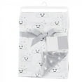 thumbnail image 2 of Hudson Baby Infant Plush Mink Blanket, Gray Clouds, One Size, 2 of 2