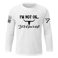 thumbnail image 4 of Venzia I'm Not Okay But It's Going to Be Alright T-Shirt Men Vintage Country Music Tee, 4 of 5