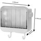 thumbnail image 2 of Paquete de 2 jaboneras, jabonera de barra para pared de ducha con 2 ganchos, jabonera impermeable para ducha, mantiene la barra de jabón limpia en seco, fácil limpieza, sin perforar jabón, 2 of 5