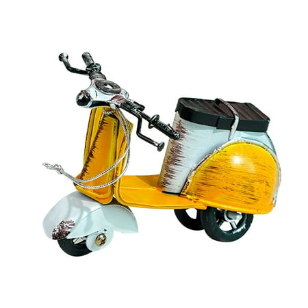

MIUBAGIAL Mini Iron Pedal Small Sheep Motorcycle Pu Re Handmade Iron Model Decorative Ornaments