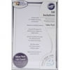 Wilton Single Border All-Purpose Invitation, White, 100 Ct
