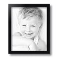 thumbnail image 2 of ArtToFrames 8" x 11" Satin Black Short Picture Frame, 8.5x11 inch Black Wood Poster Frame (WOM-1416), 1 Pack, 2 of 7