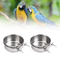 thumbnail image 4 of Tazas de Alimentación para Pájaros Strade Fareast Acero inoxidable 12cmx5cm, 4 of 8