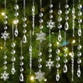 thumbnail image 1 of Adornos colgantes para árboles de Navidad OuMuaMua, juego de 80 piezas de acrílico, 1 of 4