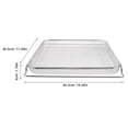 thumbnail image 4 of Minkissy Air Fryer Cooking Tray Rectangular Mesh for Air Fry Oven 1Pack, 4 of 5