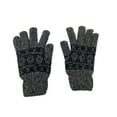 thumbnail image 5 of 4 Pack Men's Thermal Fleece Lined Winter Insulated Knit Thick Gloves (Style 5), 5 of 5