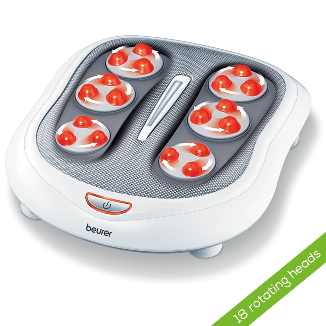 Beurer Shiatsu Foot Massager 18 Rotating Massage Heads, Relax Sore