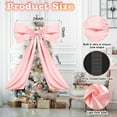 thumbnail image 2 of Decor Large Bow for Room, Coquette Giant Ribbon Tie for Birthday Party Backdrop Wall Decor(Pink,24 x 36 Inches), 2 of 7