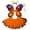 Orange, variant on HGIEYS Kids LightâUp Butterfly Wings Fairy Set, Girls Princess Tulle Tutu Skirt with Headband & Magic Wand, Fairy DressâUp Toy for Party Halloween