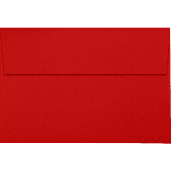 LUXPaper A10 Invitation Envelopes, Ruby Red, 6 x 9 1/2, 50/Pack