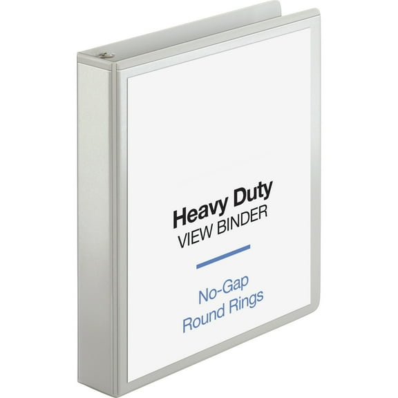 Business Source, BSN19651, Round-ring View Binder, 1 Each, White