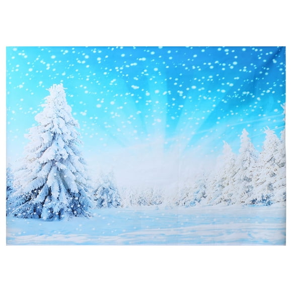 EeaseCA Christmas Backdrop Winter Snowflake Festival Party Background Wall Decor