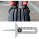 thumbnail image 3 of Medidor de desgaste de neumáticos, medidor de profundidad de neumáticos Regla de seguridad de neumáticos de acero inoxidable Medidor de neumáticos 0-30 mm Compatible con motociclet, 3 of 3