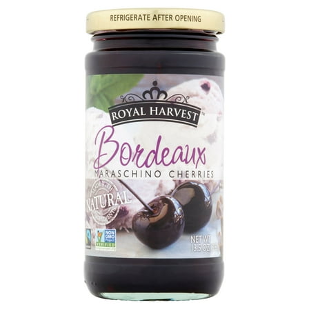 Royal Cherry Maraschino Bordeaux Stem,13.5 Oz (Pack Of 6)