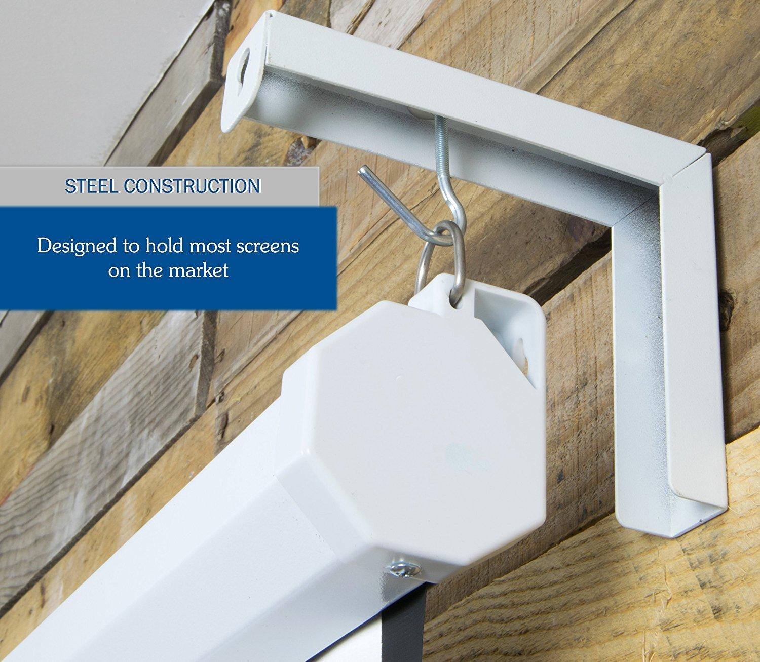 PrimeCables® Adjustable Projector Screen LBracket Wall Hanging Mount (Pair) Walmart Canada