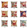 thumbnail image 3 of 1 pieza de adornos navideños para funda de almohada navideña, funda de almohada de Papá Noel, 3 of 7
