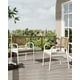 thumbnail image 2 of Kojooin Juego de 2 Sillas de Mimbre para Patio: Sillas de Comedor para Exteriores con Estructura de Metal y un Elegante Diseño de Ratán Cuadrado para Balcón, Patio Trasero y Junto a la Piscina, 2 of 7