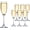 Elliptical, Set of 6, variant on 6 Oz Cylinder Champagne Flutes Set Of 12, Long Stemmed Crystal Clear Champagne Flute Glass Set, Sparkling Wine Glass for Home Party Wedding Anniversary Birthday Christmas