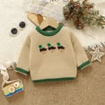 thumbnail image 2 of Gubotare Sweaters for Girl Toddler Strawberry Sweater Baby Girl Winter Clothes Strawberry Knit Pullover Long Sleeve Knit Sweater Fall Outfits Size 3T 4T (Khaki,3-4 Years), 2 of 8