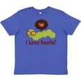 thumbnail image 3 of Inktastic I Love Books Bookworm Youth T-Shirt, 3 of 5