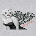 thumbnail image 3 of Marilyn Monroe - Pop Culture Icon - Early Years - Leopard Heart - Juniors Fitted Graphic T-Shirt, 3 of 5
