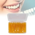 thumbnail image 4 of Interdental Cleaners,  Grade Nylon Wire Practical Multifunction Braces Cleaner Slim Flexible With PP Handle For Orthodontic Care Orange, 4 of 8