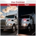 thumbnail image 4 of AYBUY 24 Pcs Reflectors Trailer Self Adhesive Trailer Rectangular Reflectors Car Rear Reflector Truck Reflector for Gate Posts Motorcycle Caravan Truck, 4 of 5