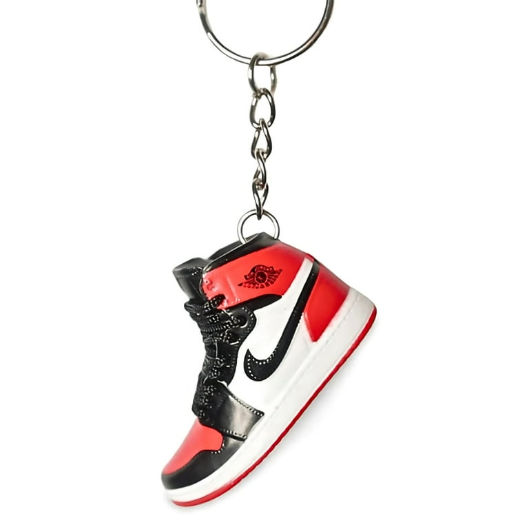 Nike Air Jordan 3D Mini Shoe Keychain Grey Collectible Keyring for Sneakerheads Walmart