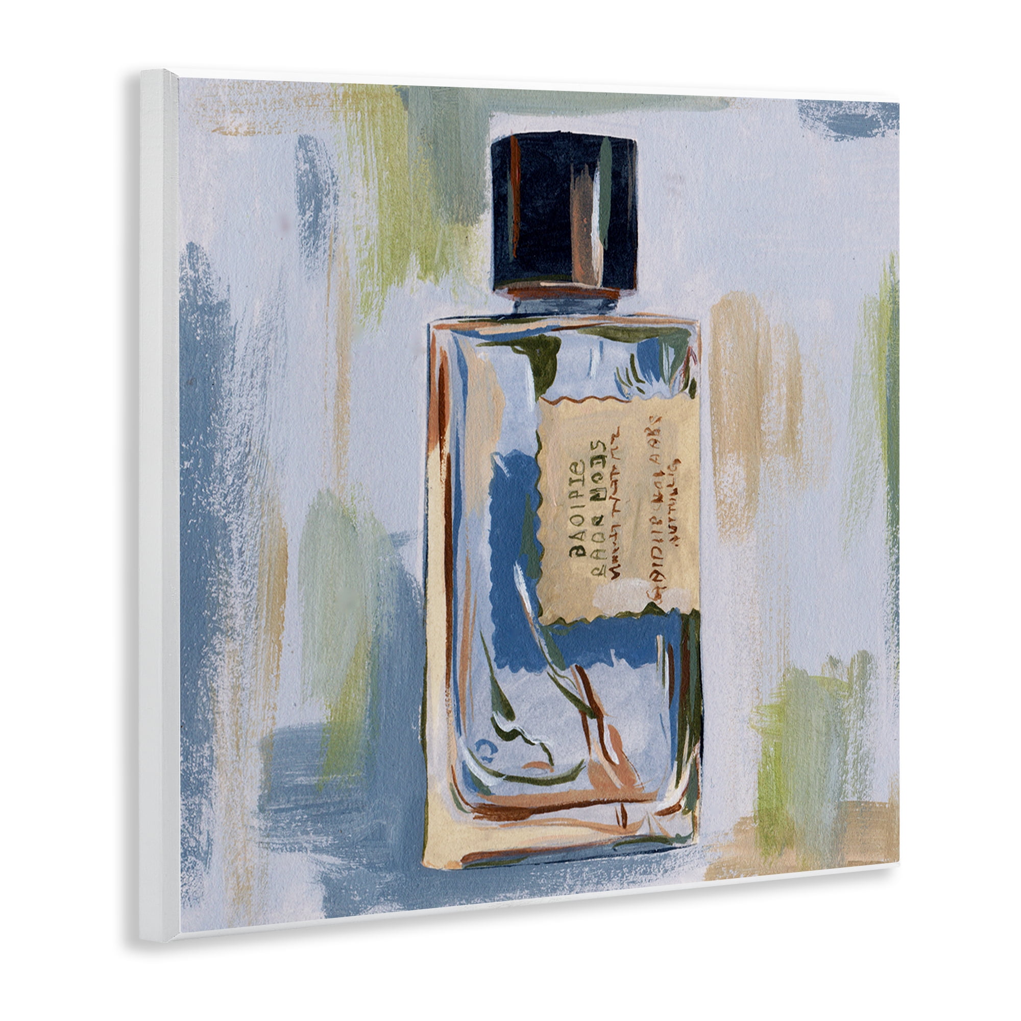 Stupell Industries Paint Streak Perfume Fashion Painting Unframed Art Print Wall Art, 12 x 12