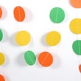 thumbnail image 3 of Noref 4M Colorful Round Hanging Paper Circle Garland String Chain Home Wedding Party Decoration New ,Paper Garland, Paper Circle Garland, 3 of 5
