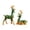 Green, variant on TISHITA 2x Resin Deer Sculptures Animal Statues Wedding Gift Artificial Modern Art Desktop Ornament Reindeer Statues for Shelf Indoor Green